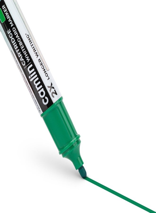 Camlin Cartridge White Board Marker pack of 5 - Green - Image 2